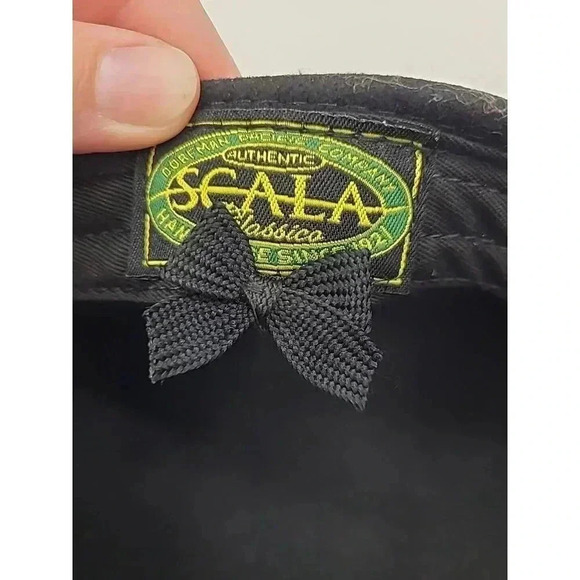 Dorfman Pacific Authentic Scala Classico Hand Made Felt Newsboys Hat Blue - Picture 5 of 7